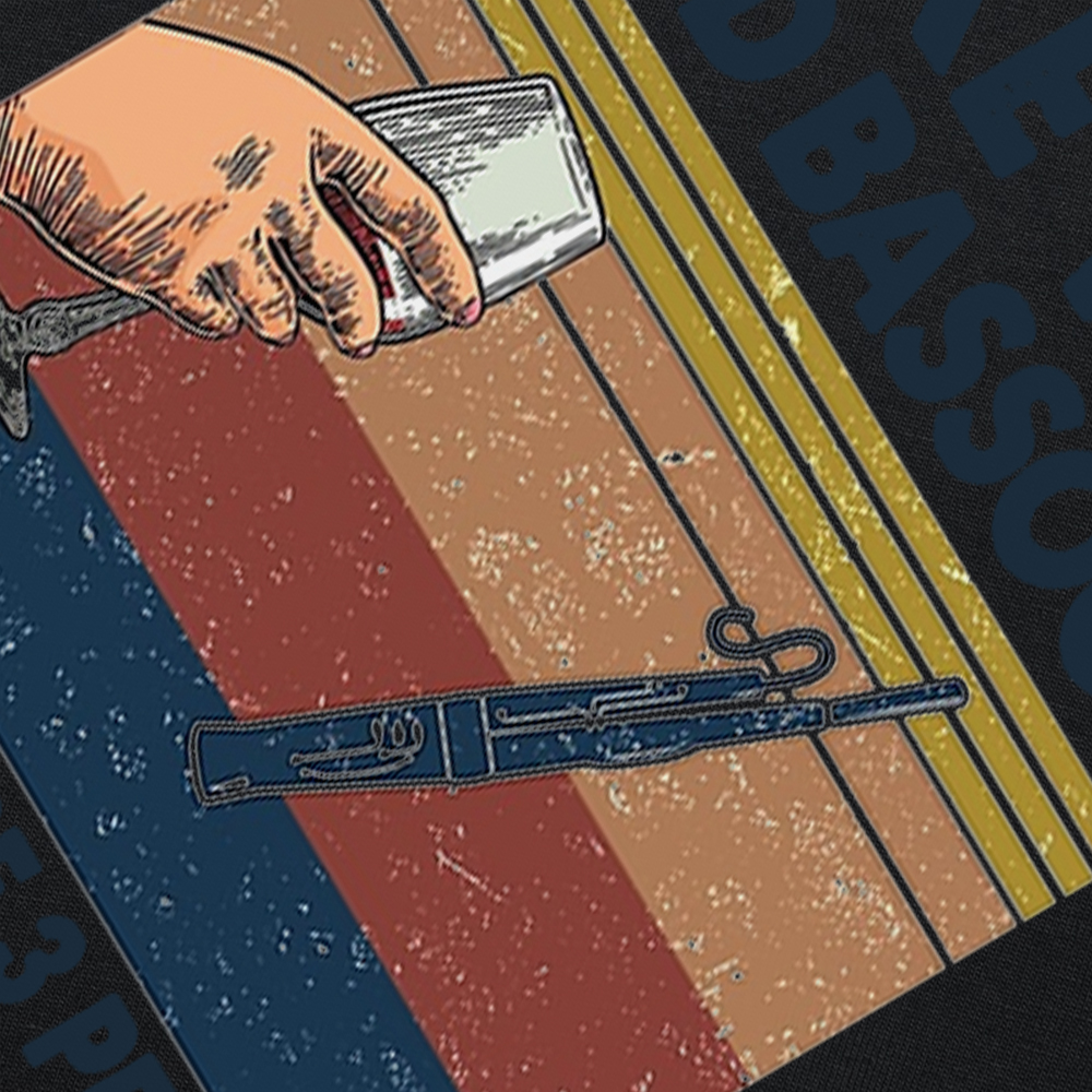 Lustig, ich mag Wein und Fagott und vielleicht 3-Personen-T-Shirts, Sommer-Grafik, Baumwolle, Streetwear, Geburtstagsgeschenke, T-Shirt für Männer – Detail 5