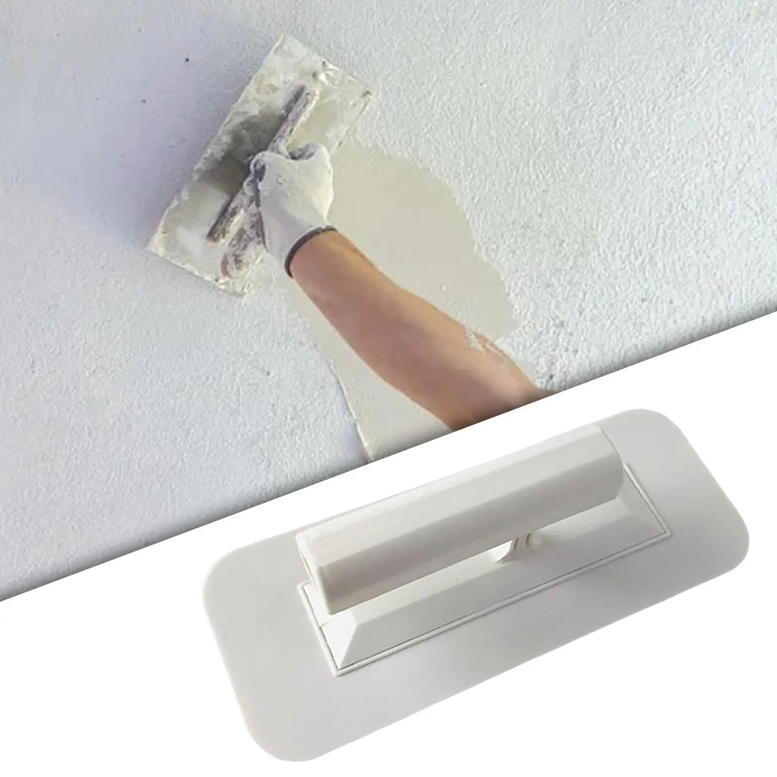 Finishing Trowel Easy to Use Fittings Drywall Skimming Blade Plastering Trowel for Concrete Grouting Float Pool Coatings