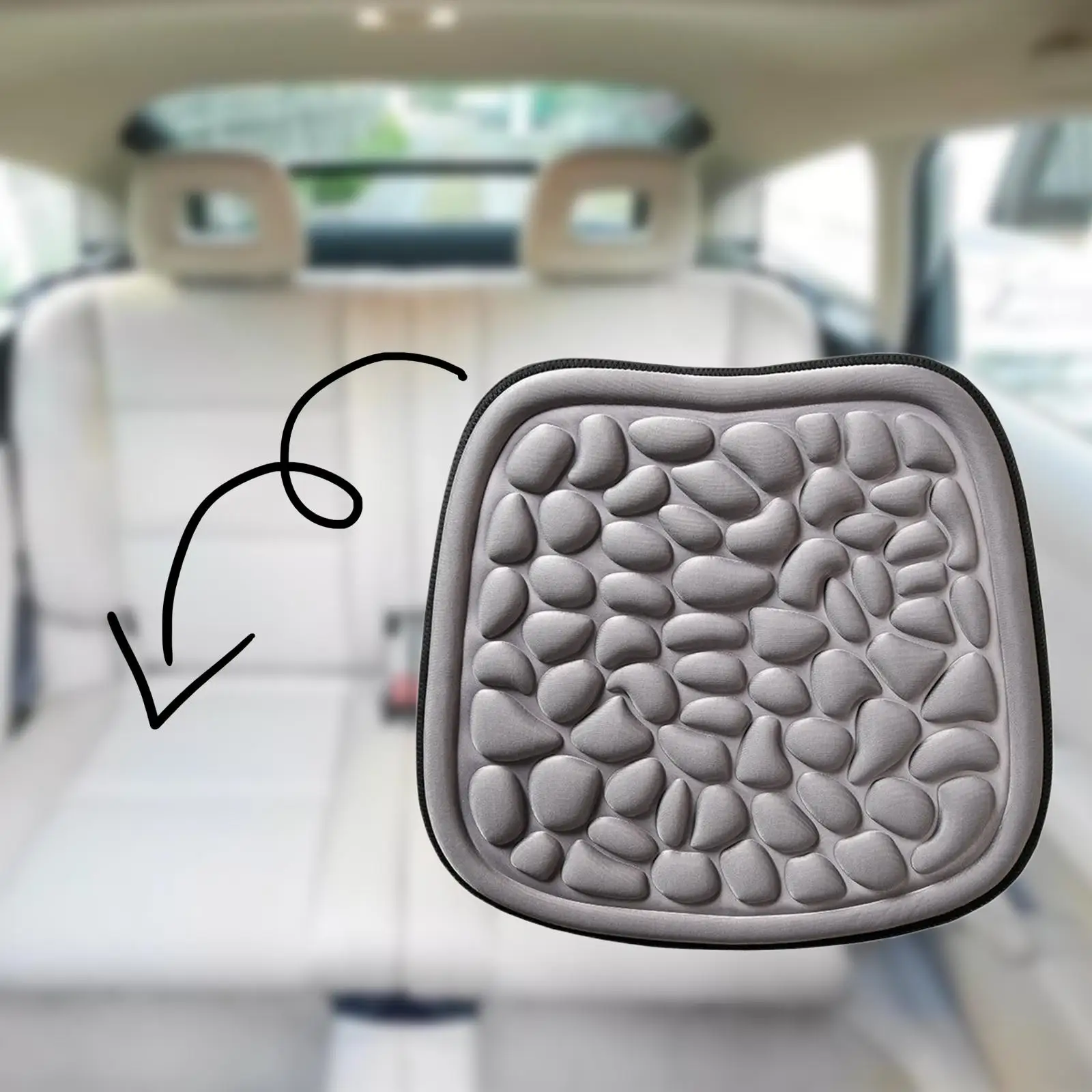 Car Seat Cushion Replaces Spare Parts Ventilation Non Slip Comfortable Auto Seat Cover Mat for Most Vehicles Truck Car SUV