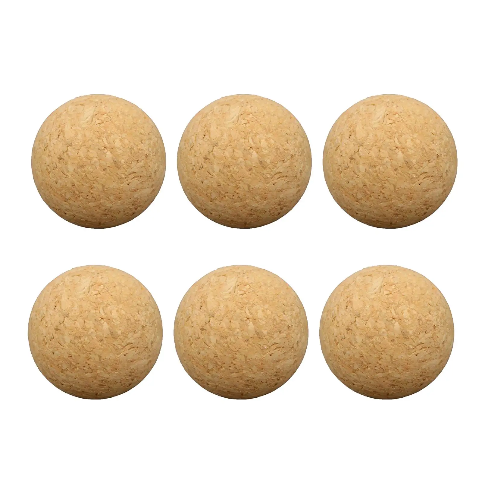 6pcs Wooden Table Soccer Accessories 36MM Football Desktop Soccer Games Entertainment