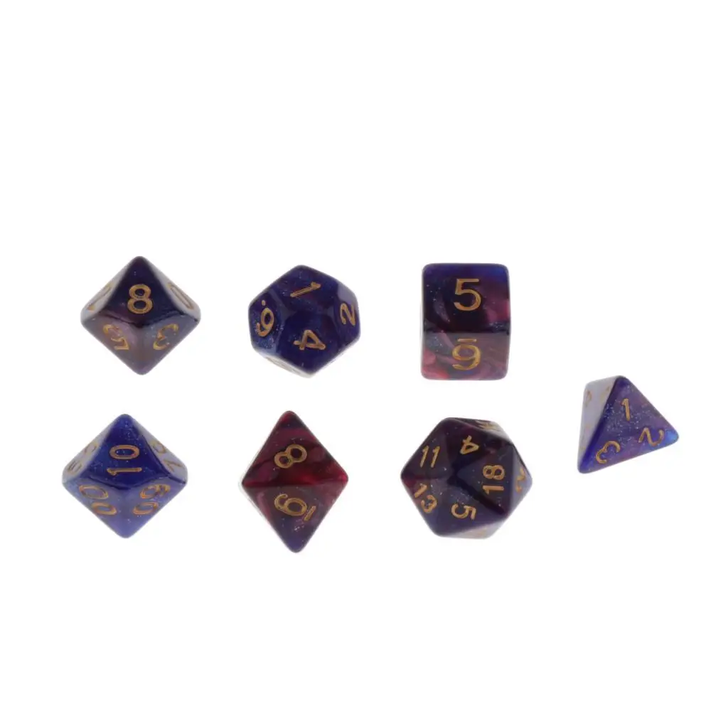 Polyhedral Dice TRPG DND Games for Opaque for Board Game Role Playing Game