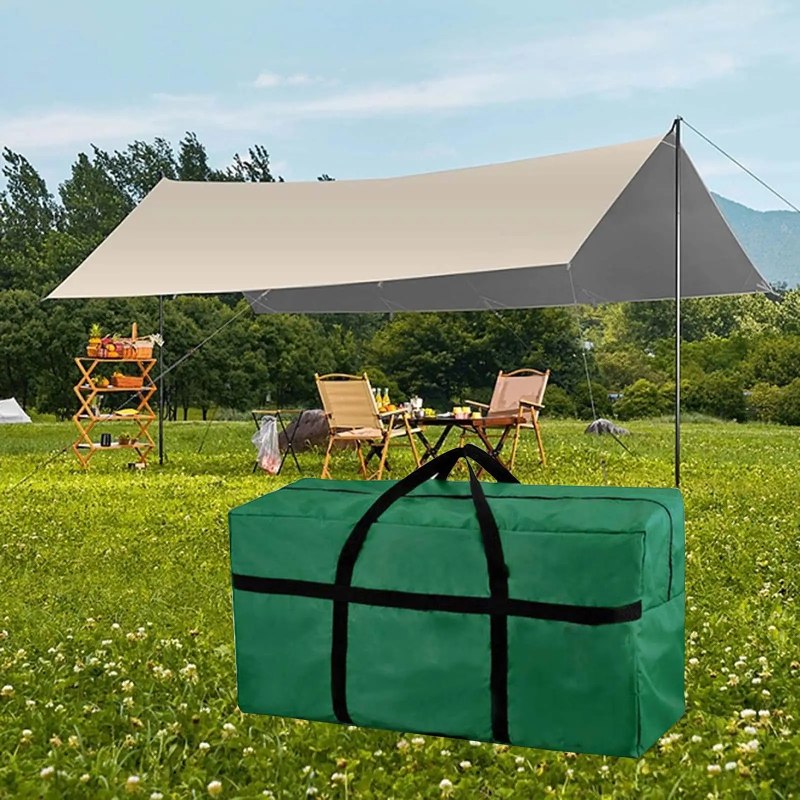 Tent Peg Nails Bag Outdoor Camping Storage Bag for Camping Fishing Gardening