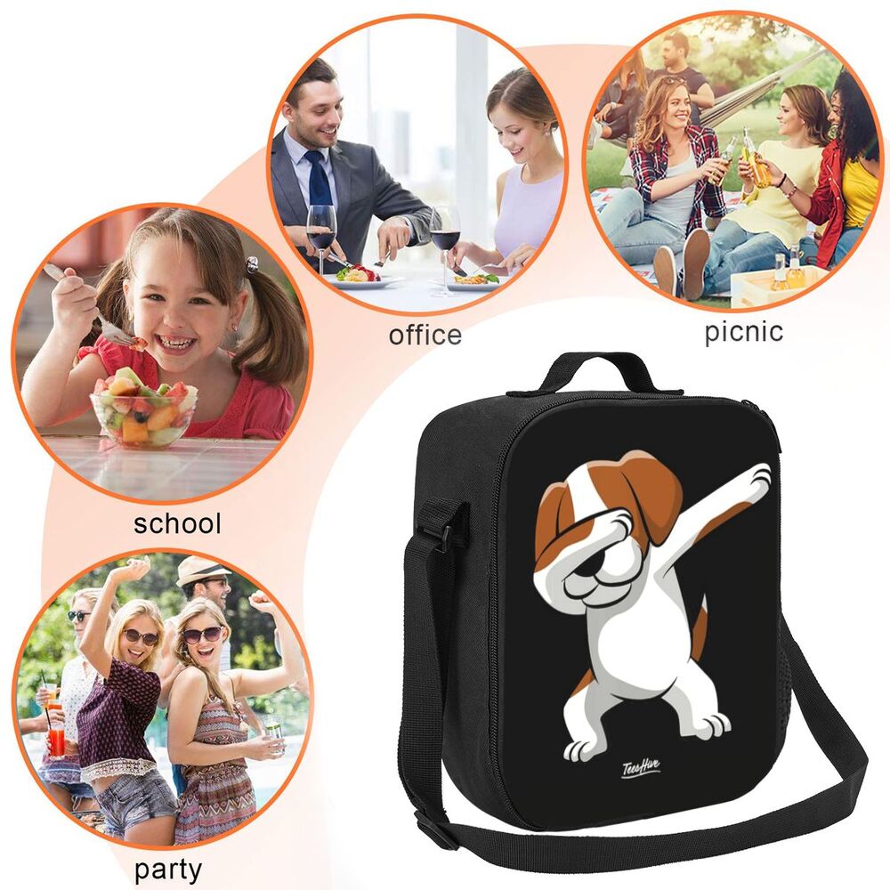 Saco de almoço personalizado Beagle Bunch para