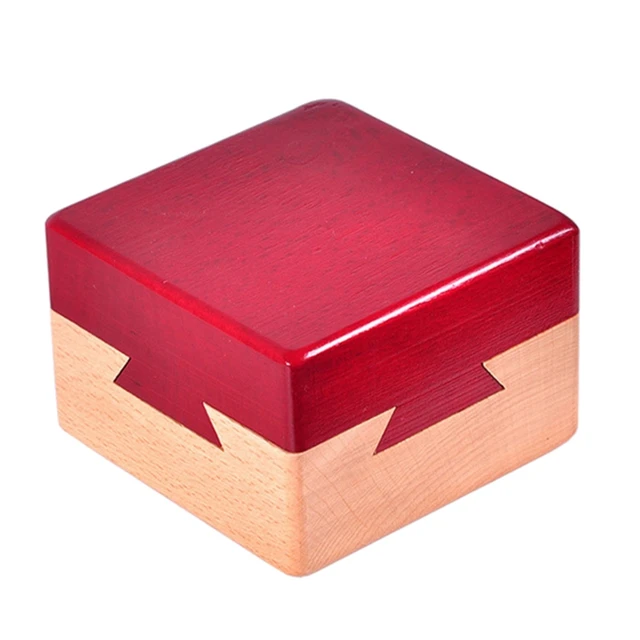 Caixa secreta de cubos mágicos com mealheiro - Diversão e desafio garantidos