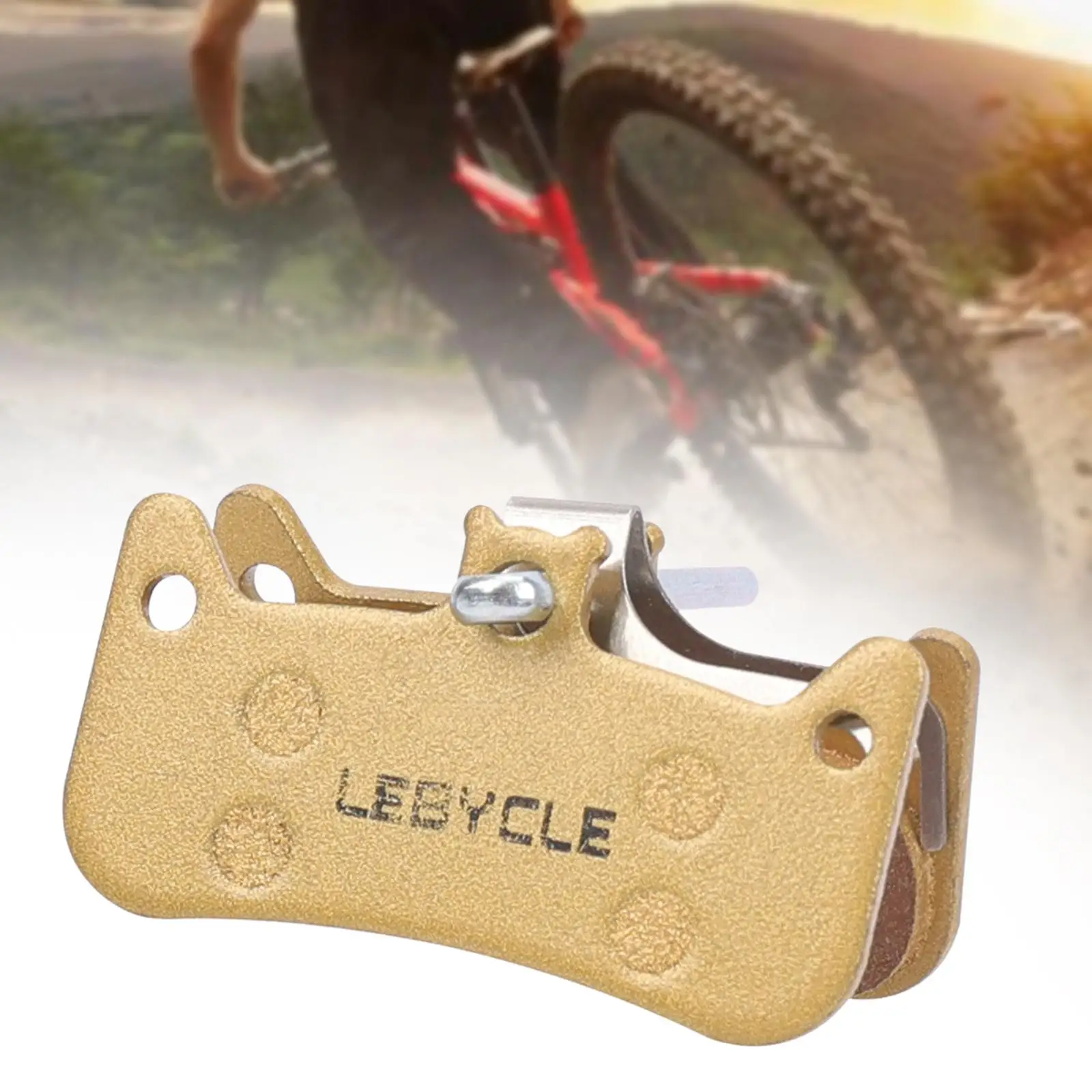 2x Bike Brake Pads Easily Install Reusable Long Service Disc Brake Pads