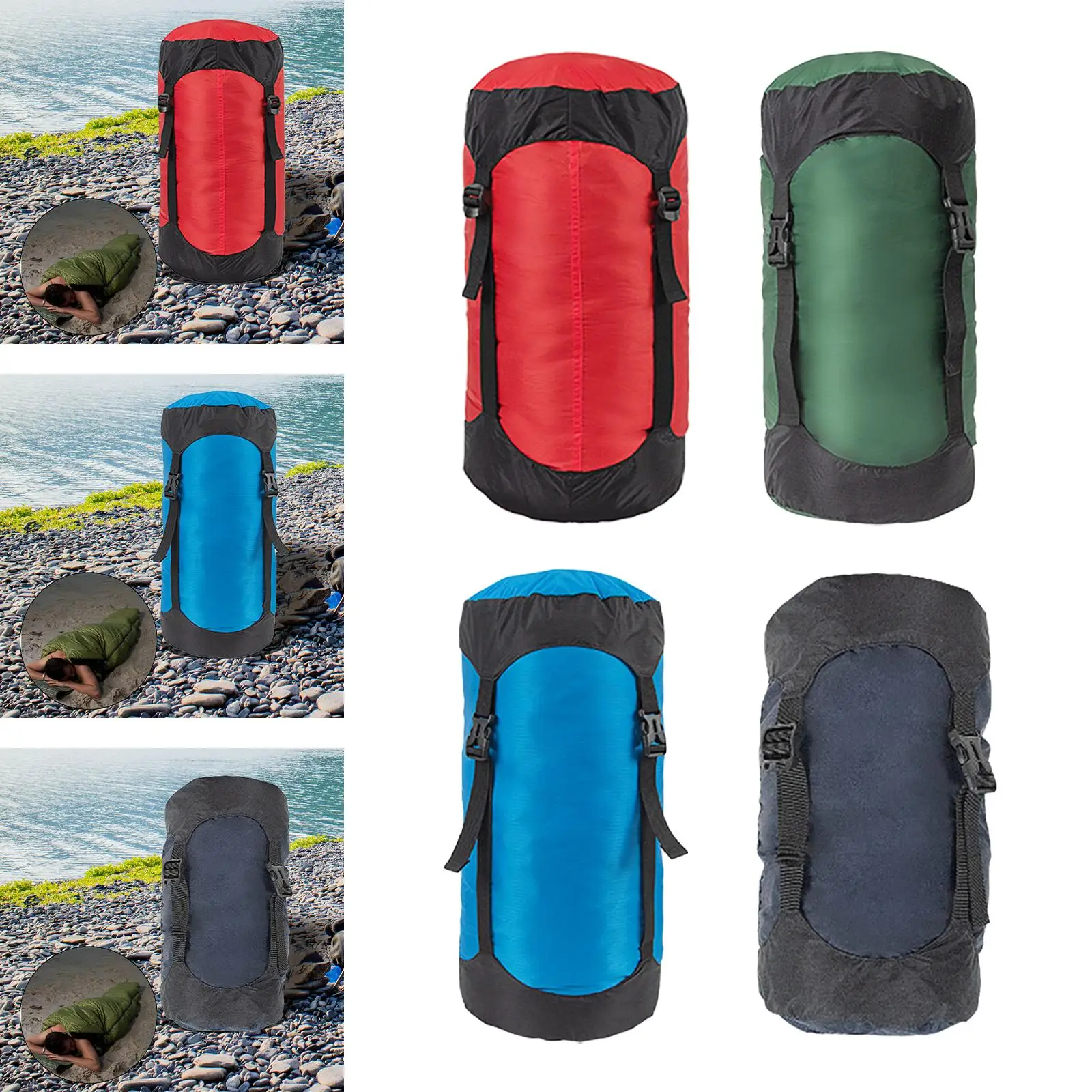 Portable Compression Sack for Sleeping Bag Clothes Drysack Outdoor Ditty Bag