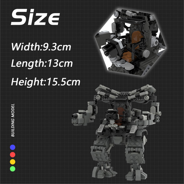 MOC Titanfall 2 Viper's Northstar Titan Mecha Robot Building Blocks Set  Idea Assemble Mechanical Toys For