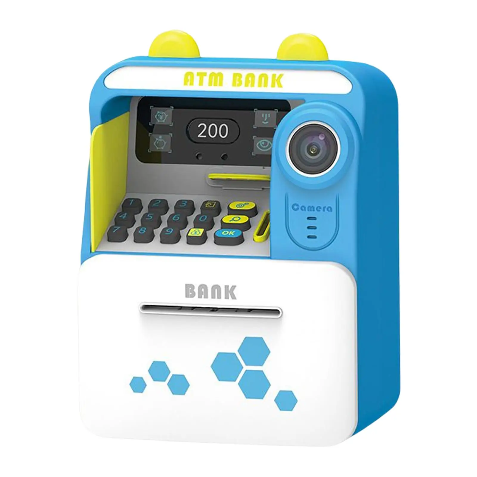 Electronic Piggy Bank Money Saving  Cash Register Toys small atm Machine for Boys