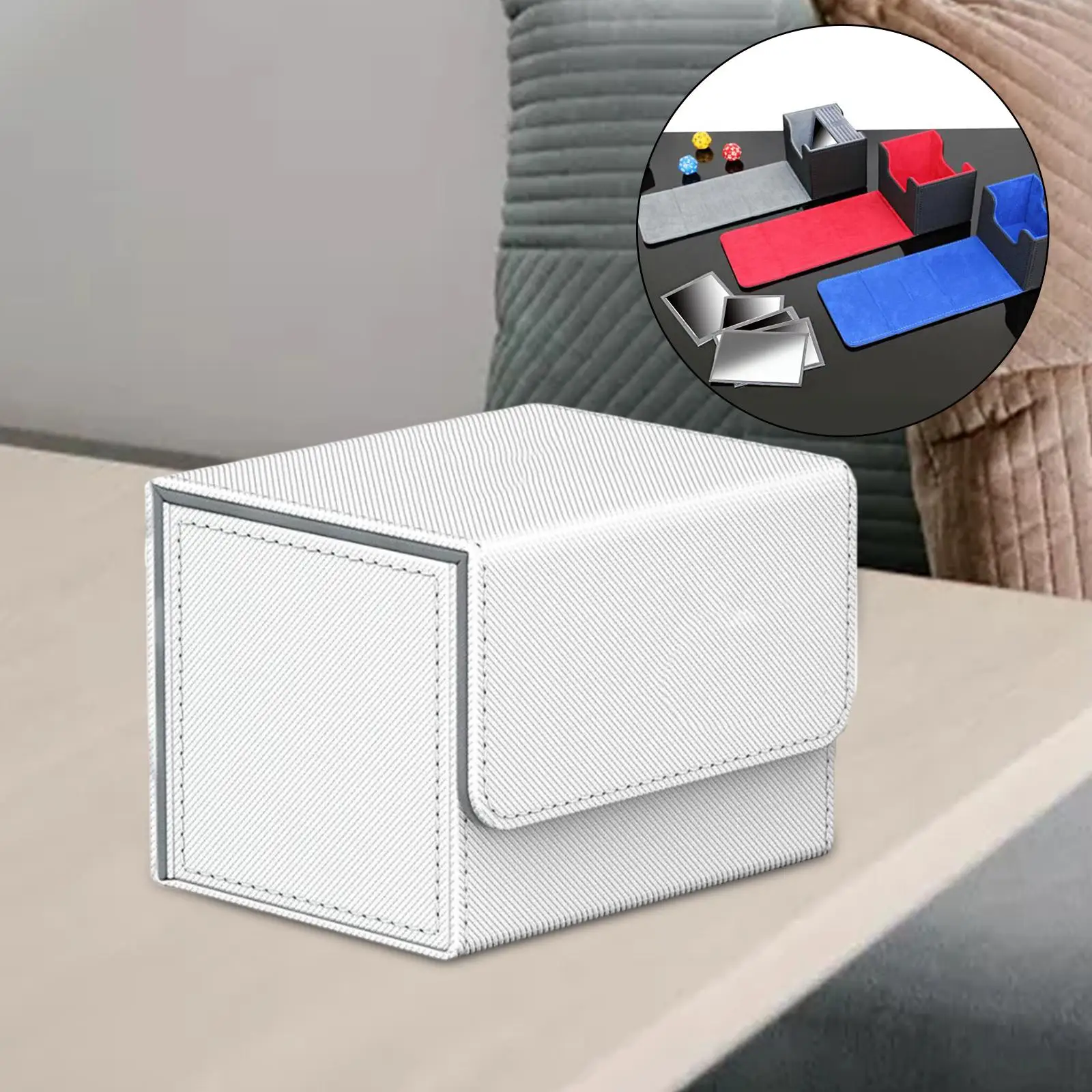 Premium Trading Card Deck Box Organizer Storage   Case Album