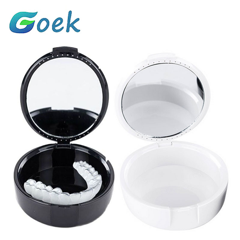 Best of Tooth Storage Box With Mirror Oval Denture Storage Orthodontic Retainer Box Portable Molar Braces Box 8 Colors Tooth Box Kids Reviews & Tips