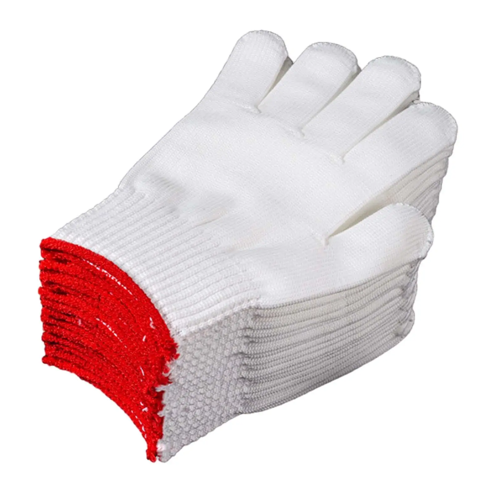 12 Pairs Work Gloves Cotton Labor Protection Gloves for Industrial Painting
