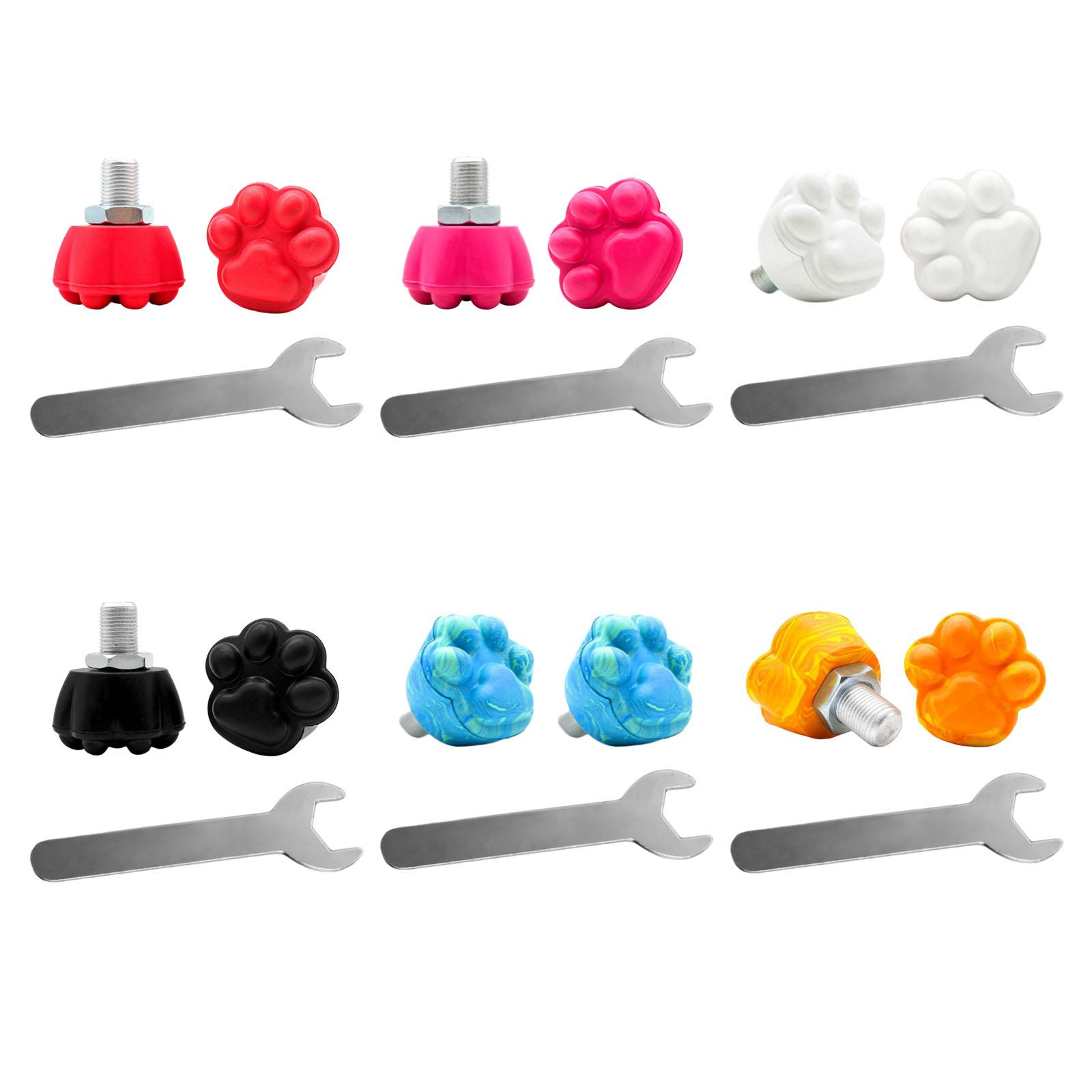 1Pair Paw Shaped Roller Skates Toe Stops Plugs Replacement  Block