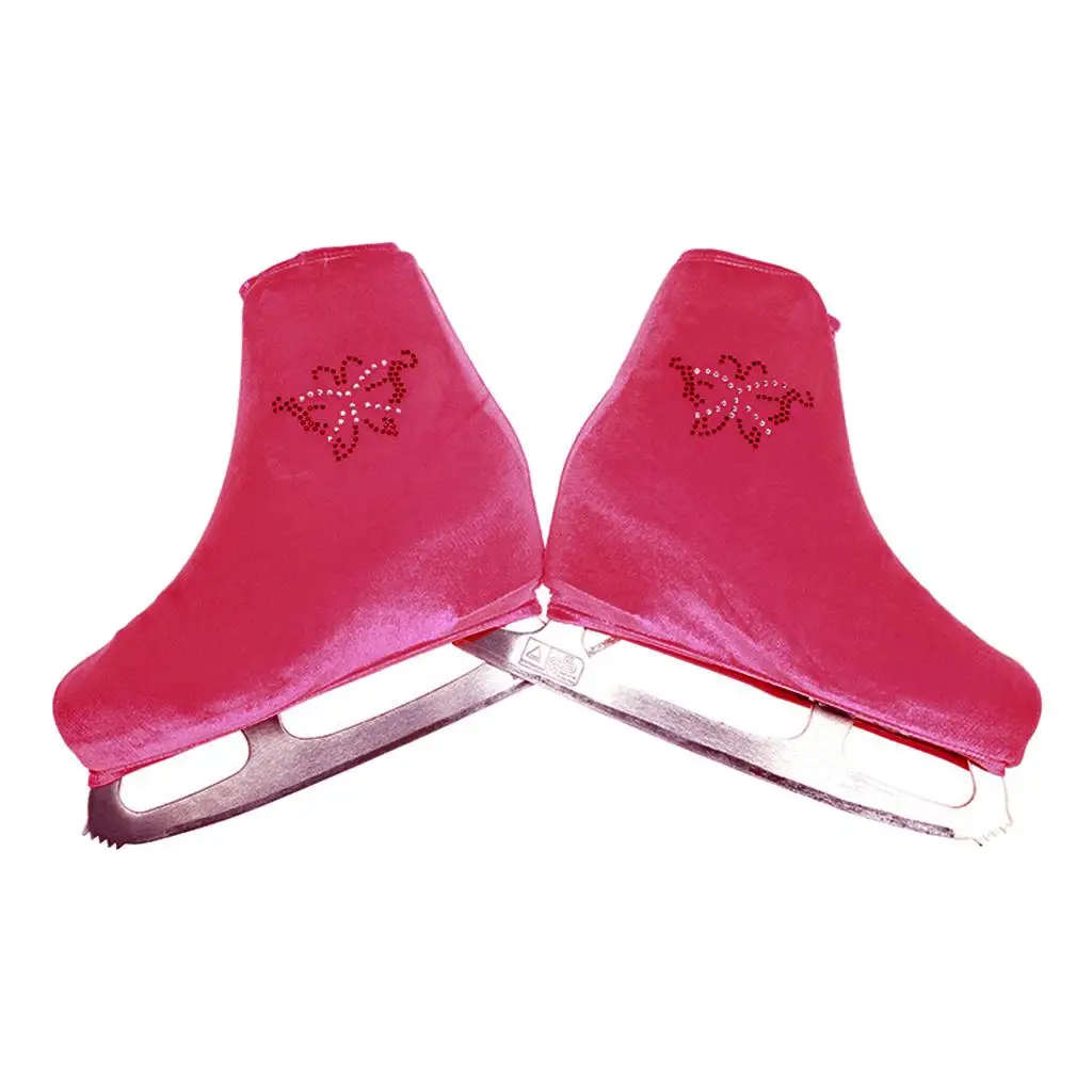 1 Pair Figure Skating Boot Covers Protector Overshoes for Girls Women