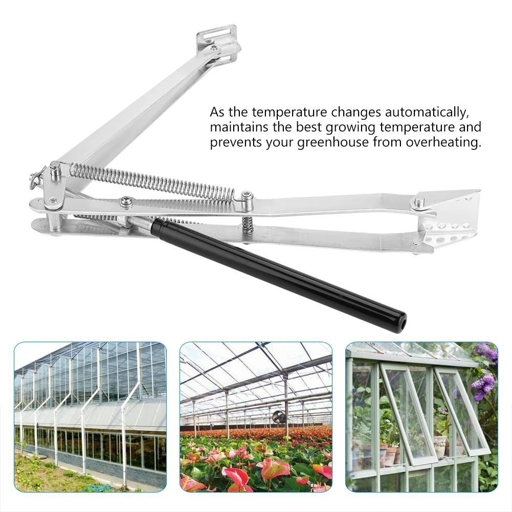 Thermo Greenhouse Vent Window Open Agrícola Auto Roof Opening Tool