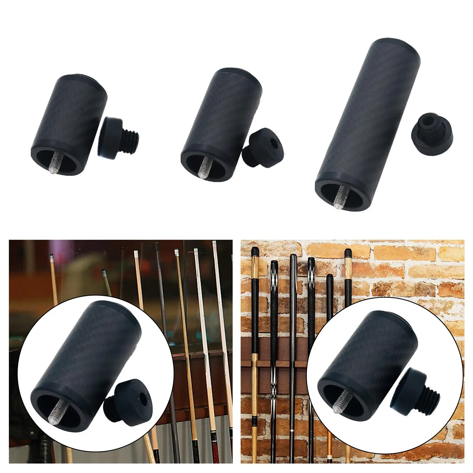 Billiards Pool Cue Extension Compact Cue Joint Accessories Snooker Pool Cue