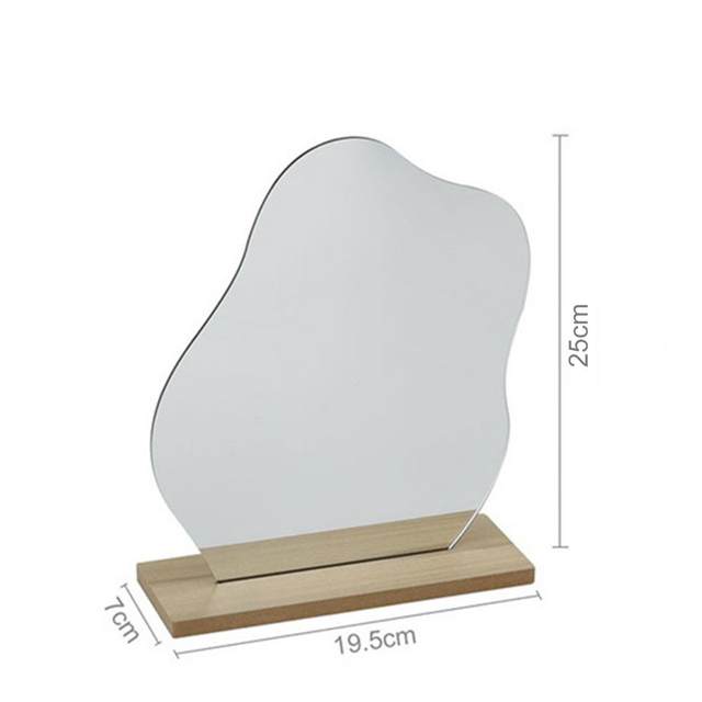 Irregular Cloud Mirror Irregular Makeup Small Mirror Acrylic - Temu