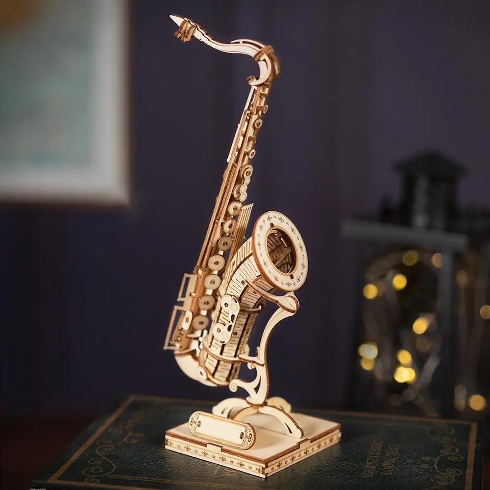 Golden Jouet Saxophone pour enfants exquis pour les amateurs de Saxophone Mini Saxophone Saxophone enfants Instrument de musique jouet cadeau 