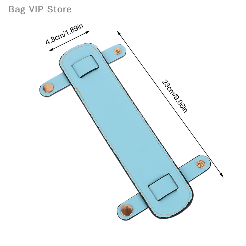 New 1pc PU Bag Strap Decompression Shoulder Pads Handle Fixing Clip Bag Accessories Wide Bag Strap Shoulder Rest