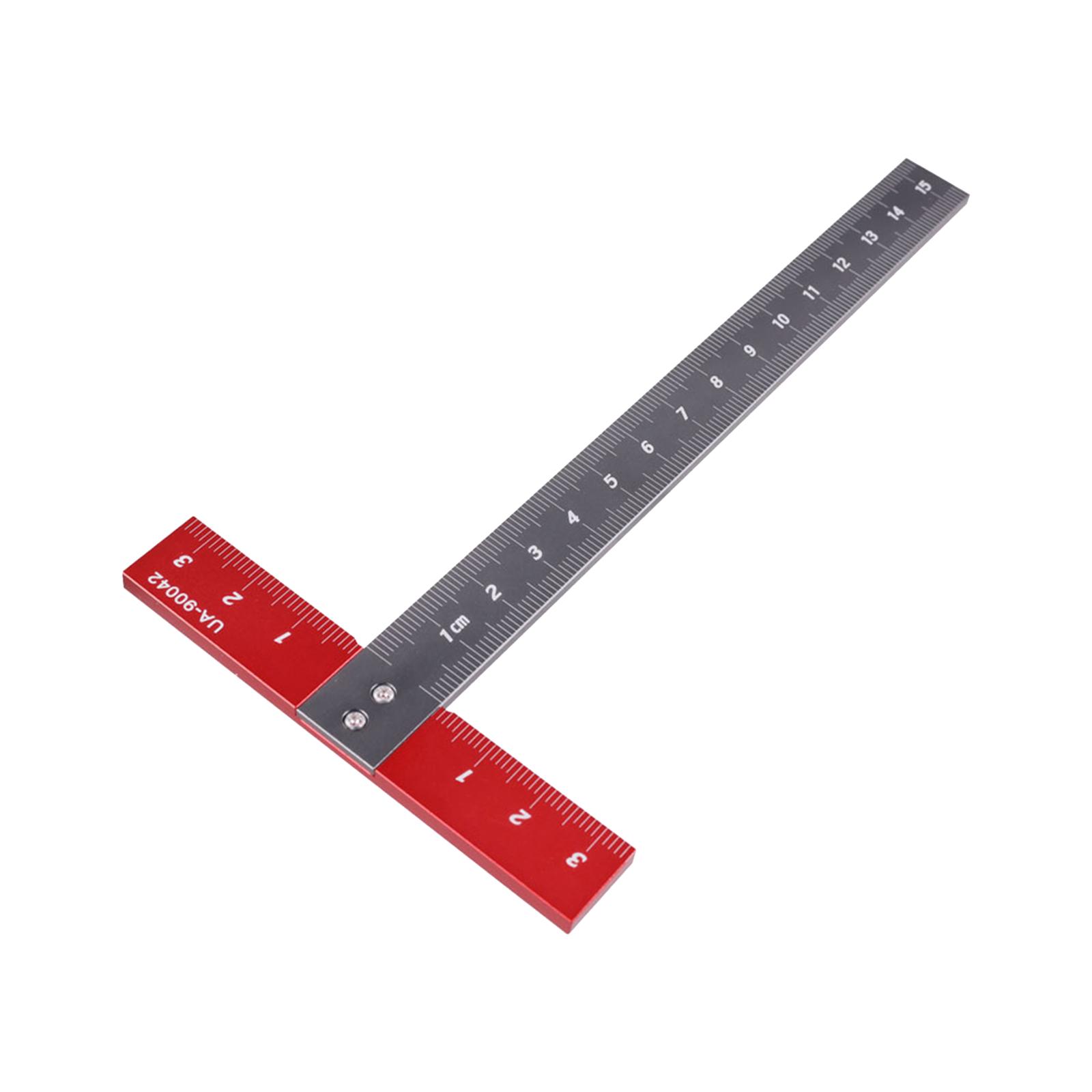 T Square Ruler Shape Positioning Ruler CNC Technology Scale Ruler for Model Making Tools 170Mmx85mm