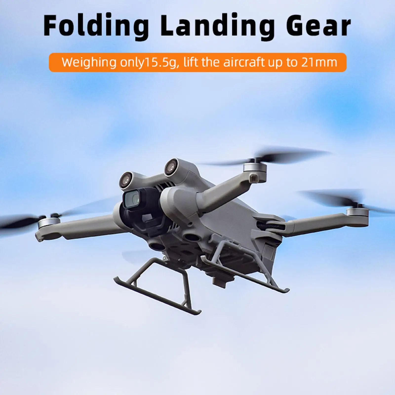 Foldable Landing Gear Leg Bracket Height Extender Protector Extensions Support Leg Height Extended Leg Drone Accessories