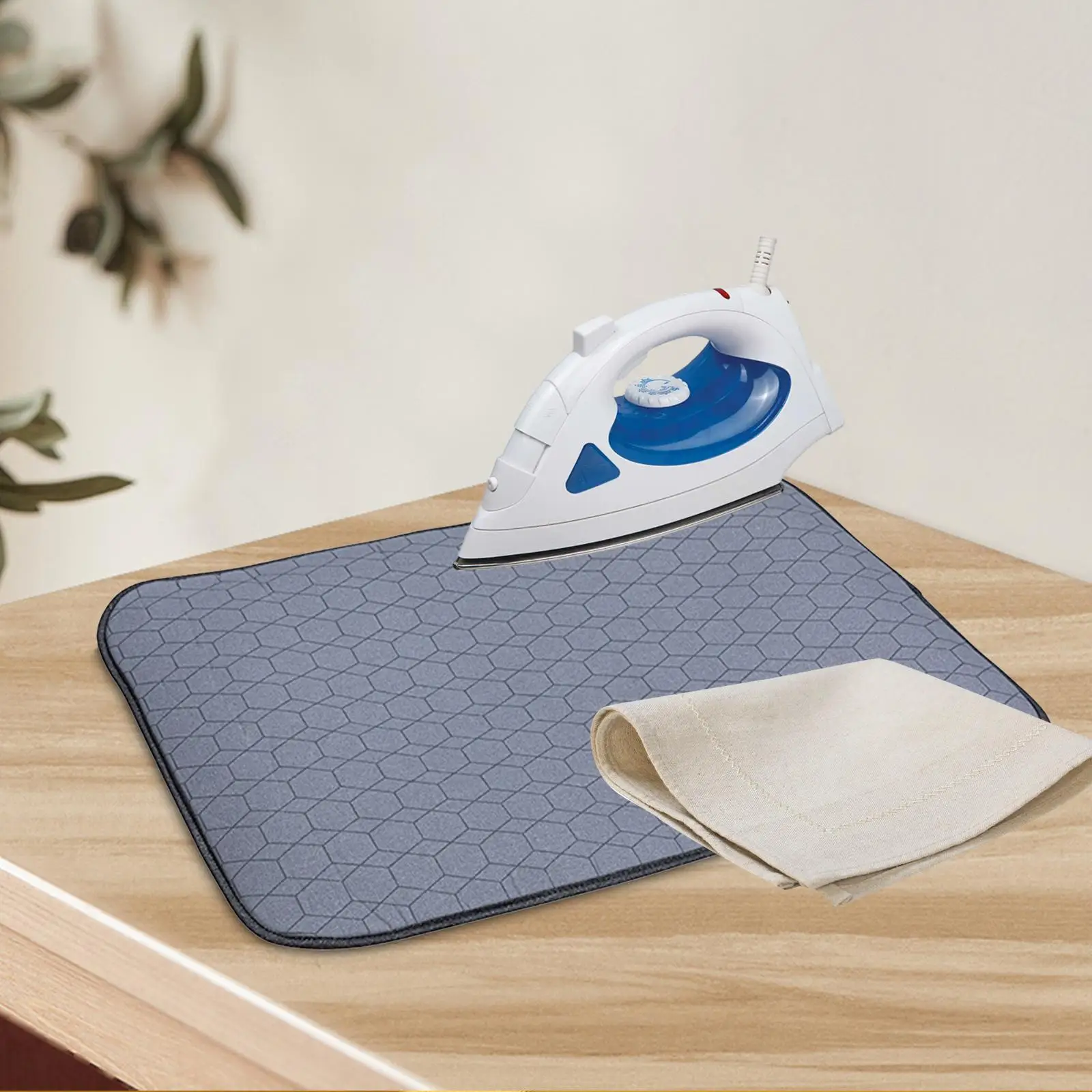 Ironing Mat Convenient Portable Tabletop Iron Board Sleeve Rack Ironing Board for Sewing Room Apartment Dorm Household Clothes