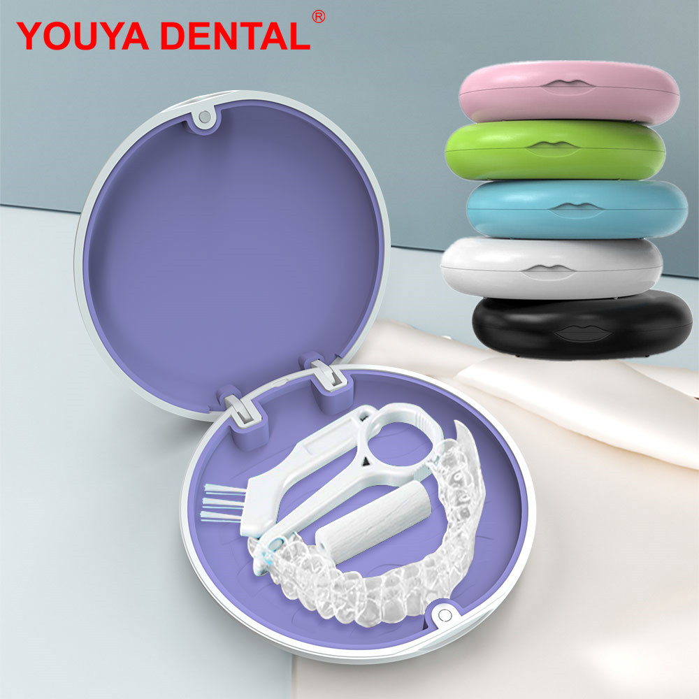 Best of Fake Teeth Orthodontic Case Dental Retainer Case Premium Travel Braces False Denture Box Magnetic Artificial Tooth Storage Box Reviews & Tips