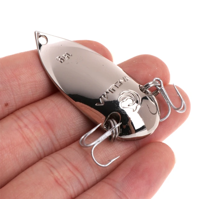 Fishing Bait Lure Double Hooks Spoon Crankbaits Spinner Artficial Cicada  Tackle