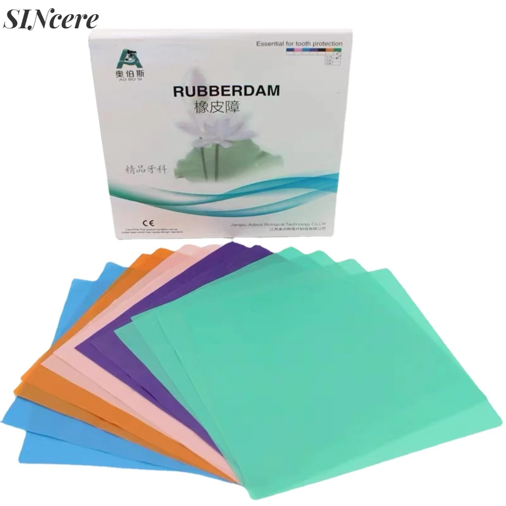 Best of 1 Box Non Sterile High Quality Dental Dam Natural Rubber Latex Dam Nnti-allergy 52pcs 5“x5” / 36pcs 6&quot;x6&quot; Oral Care Materials Reviews & Tips