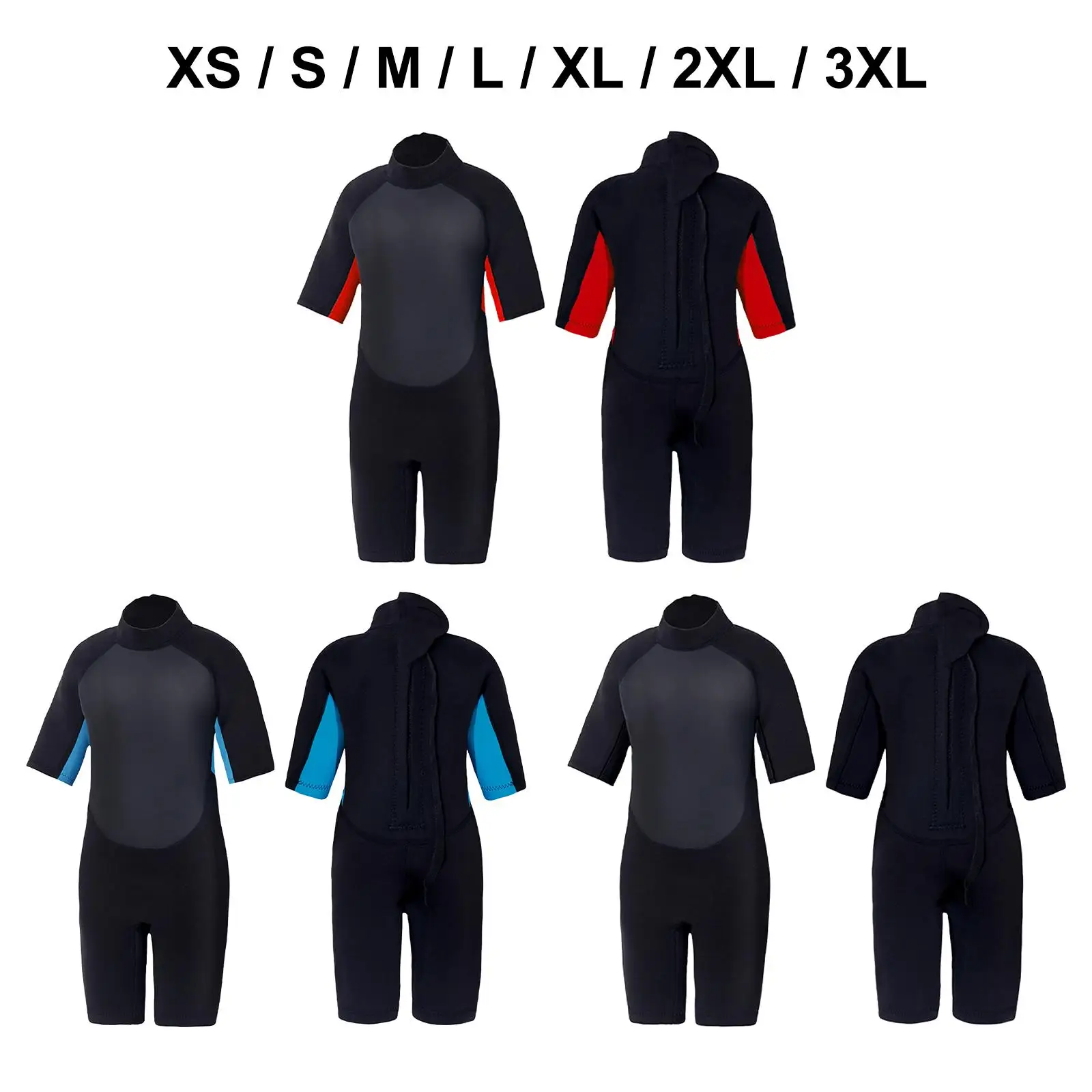 3mm Premium Neoprene Kids Shorty Wetsuit Diving Suit for Scuba Diving Youth