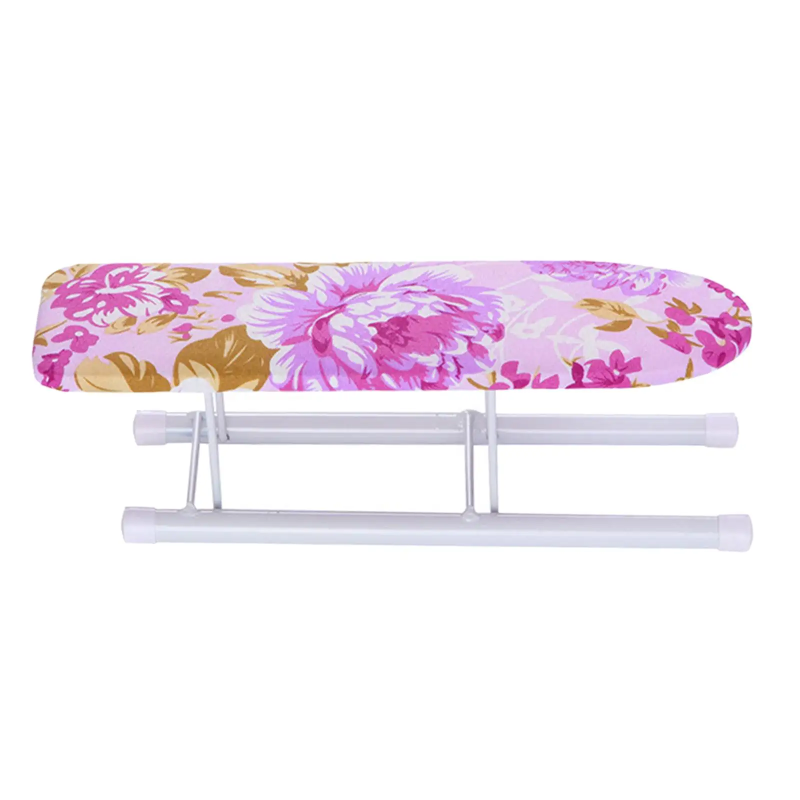 Mini Ironing Board Foldable Legs Non Slip Feet, Cuffs Collars Ironing Countertop Ironing Board for Apartment Travel Home