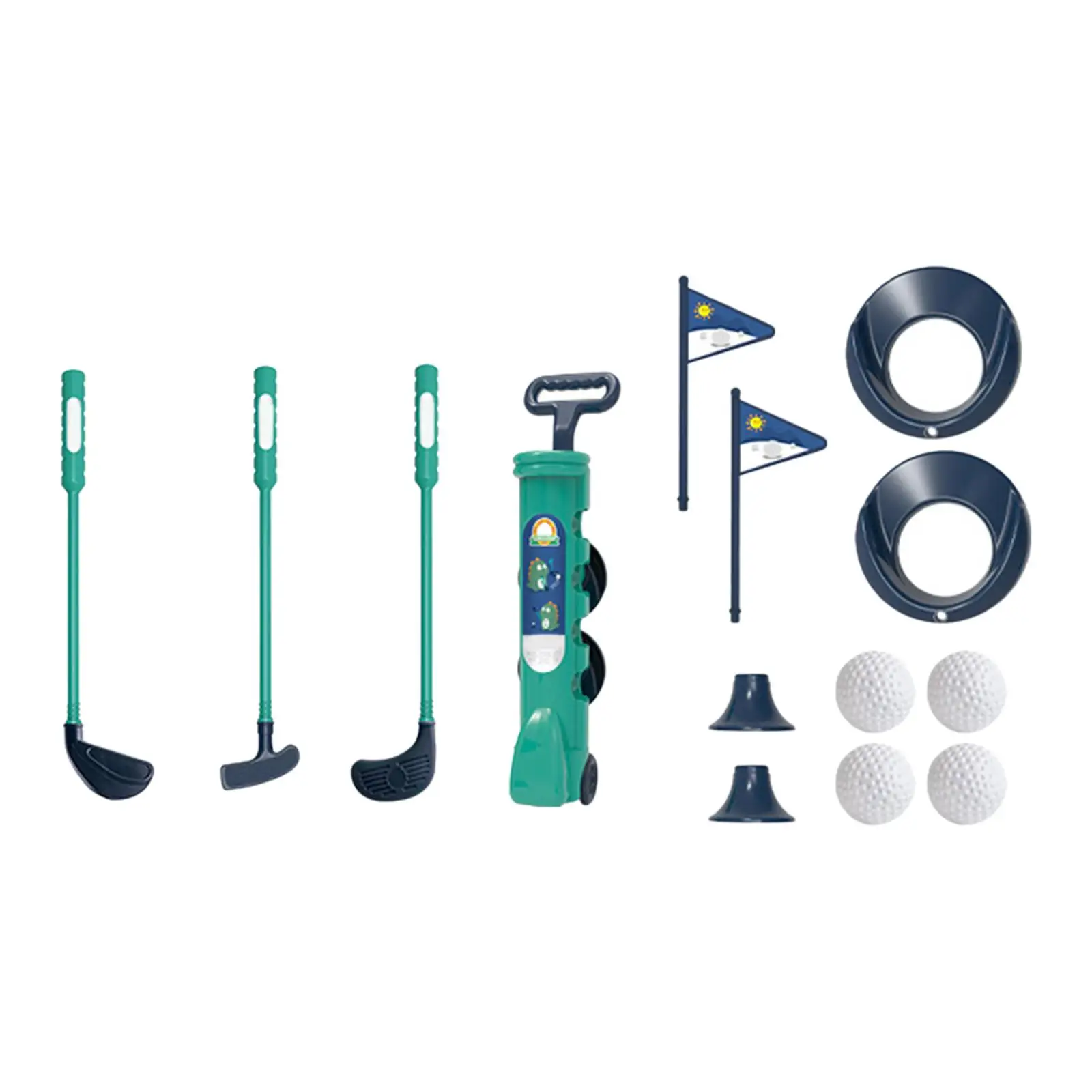 Practicing Kid Golf Practice Game Play Set Outdoors Exercise Toys Funny golf club Set for Indoor Outdoor Lawn Birthday Gift