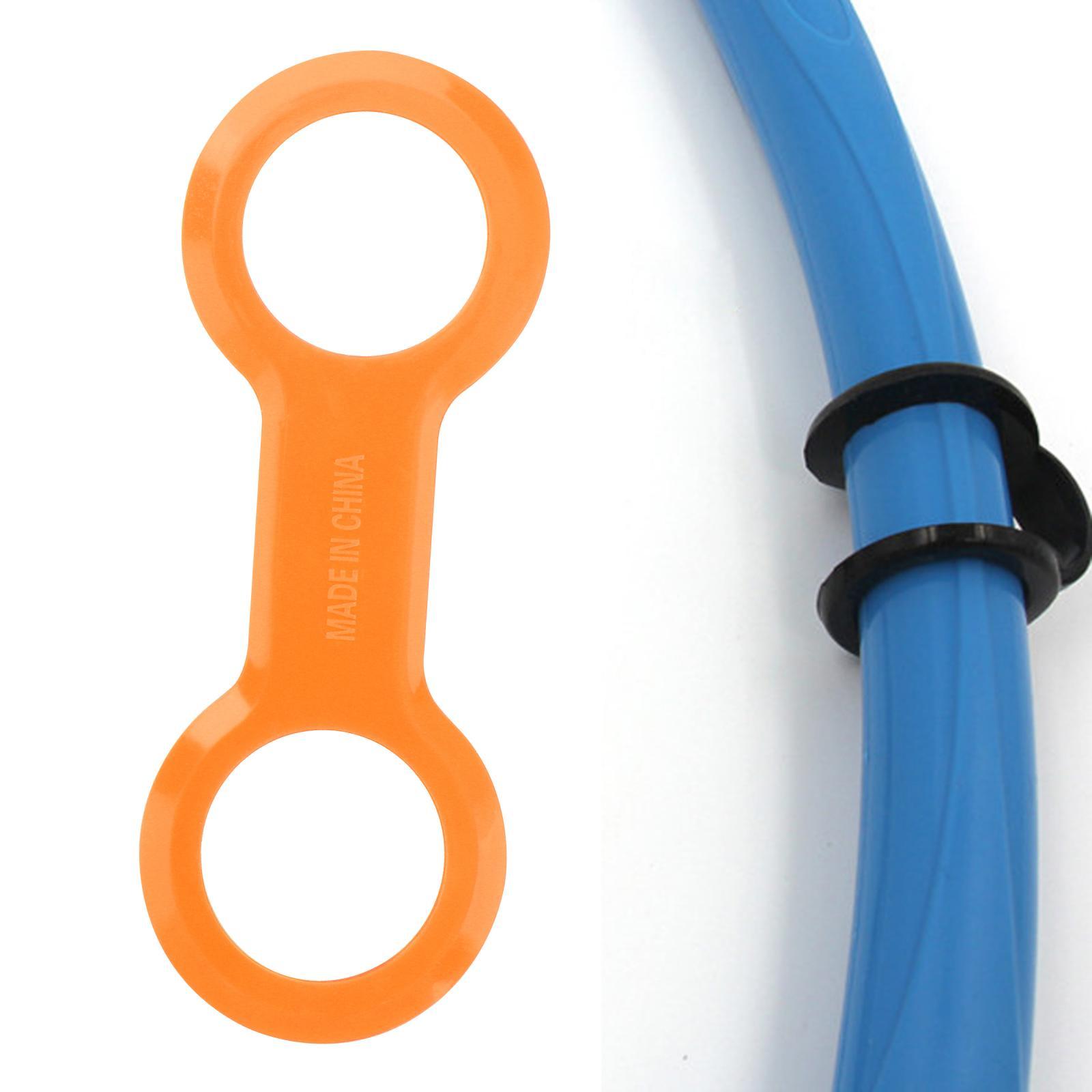 Scuba Dive Mask Strap Retainer Snorkel Keeper Diving Attachment Clip 8 shape buckle Snorkel Keeper Holder