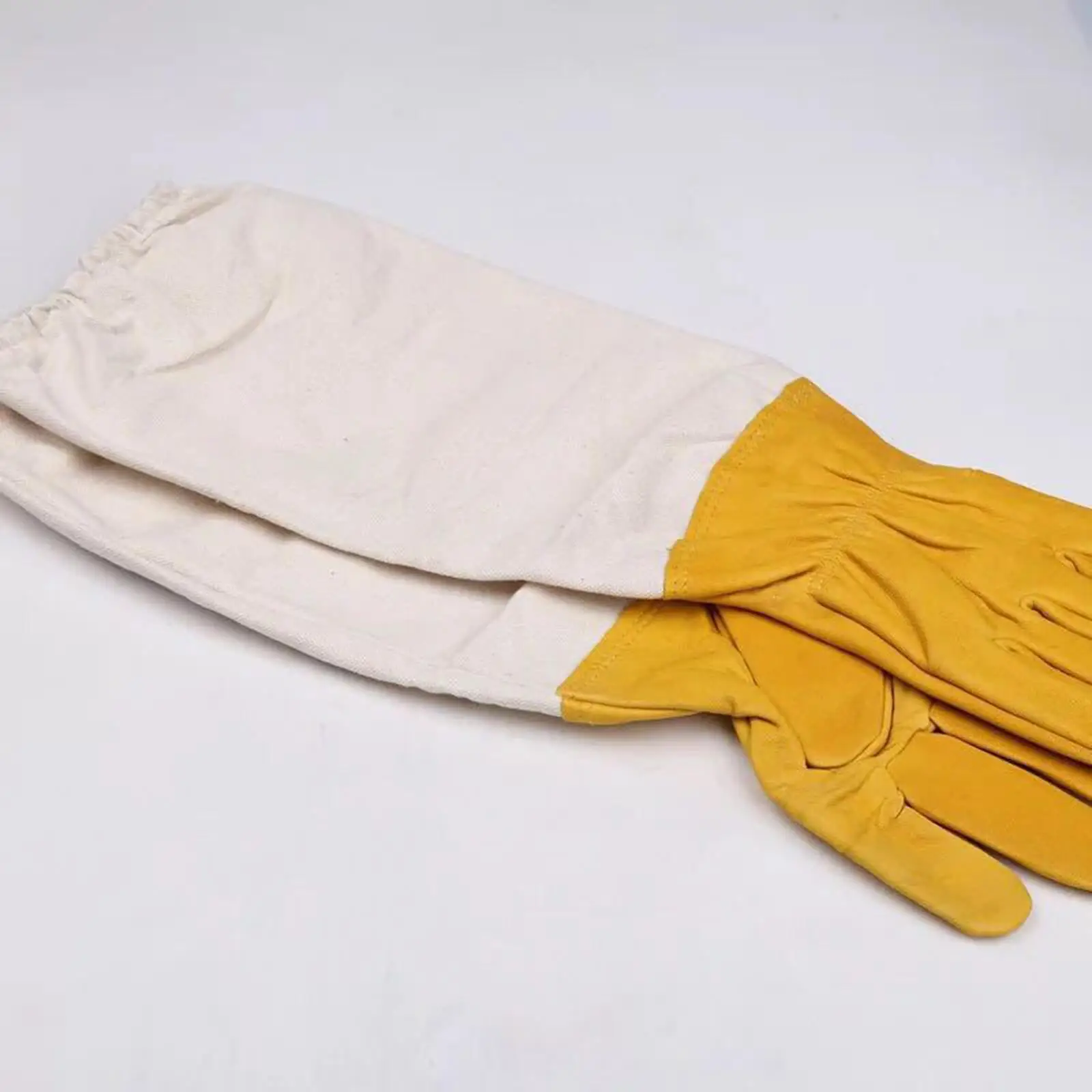 Beekeeping Suit, Farm Keeping Smock Suit with Gloves Jumpsuit with Ventilated