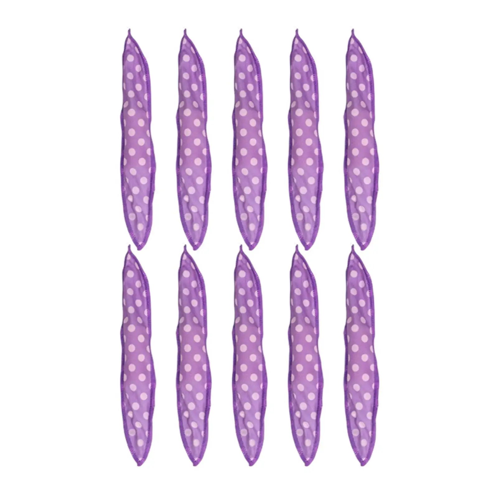 10x Soft Heatless Curling Rods Wave Sponge Hair Wrap Curling Scrunchies Hair Roller Long Hair Curls Headband for Women Girls