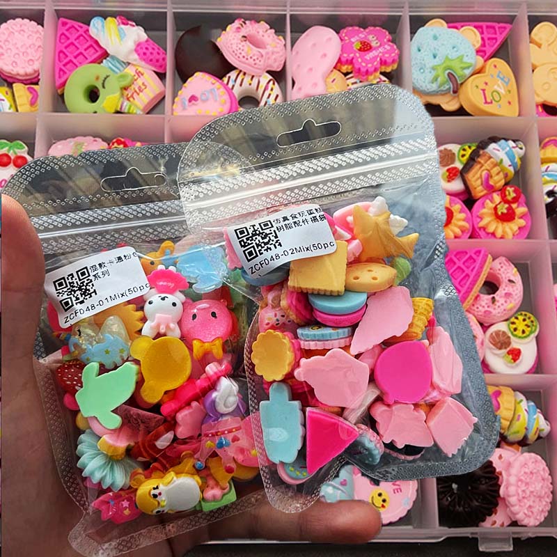 Best of 30 / 50Pcs Mix Resin Nail Charms 3D Lollipop / Rainbow Donuts / Candys / Bear Acrylic Cartoon Nail Art Decoration DIY Kawaii Nail Parts Reviews & Tips