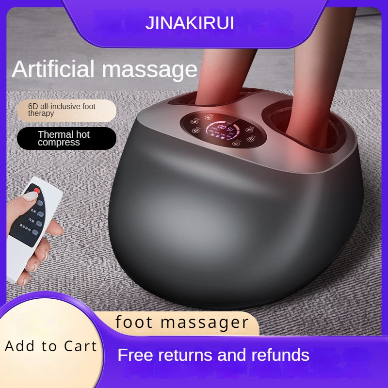 Best of Fully Automatic Foot Massage Machine Electric Shiatsu Kneading Heating Household Negative Ion Airbag Fully Wrapped Foot Massager Reviews & Tips