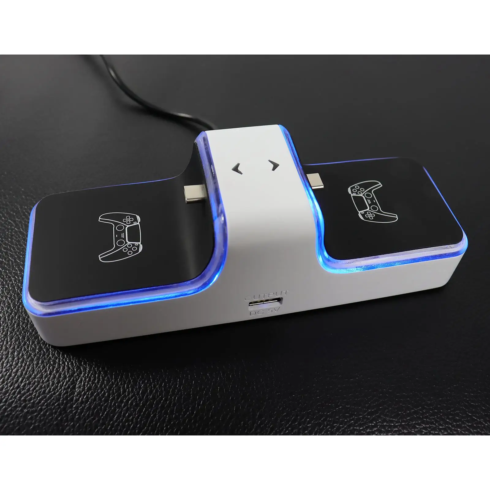 Portable Charging Station Charger Dock for 5 Controller  Overheat 