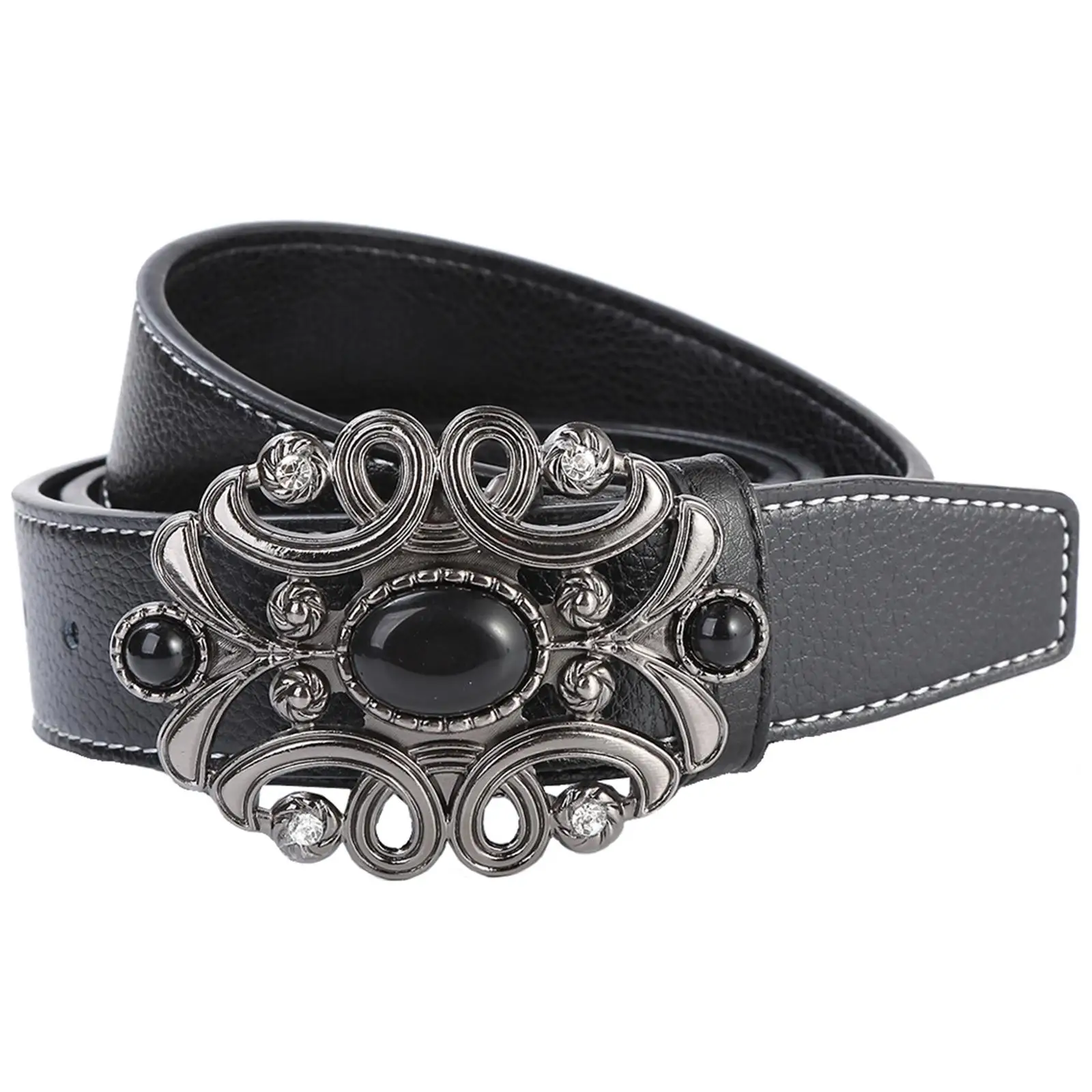 Fashion Western Belt with Buckle Mens Belt Waistband for Husband Birthday Gifts Gift