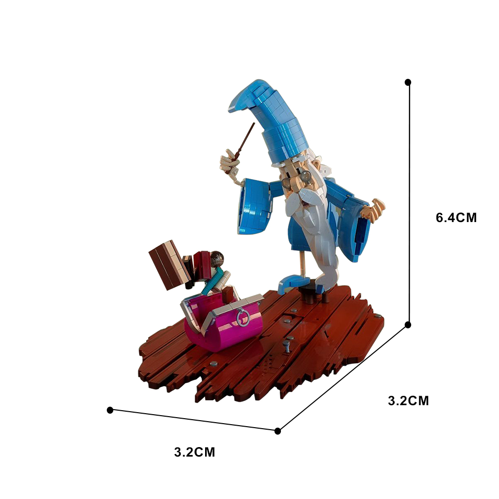 Конструктор gobrick MOC Мерлин, большой маг, набор строительных блоков,  изображение волшебника, камбион, короли, Артур, наставник, игрушки для  детей, подарок | AliExpress