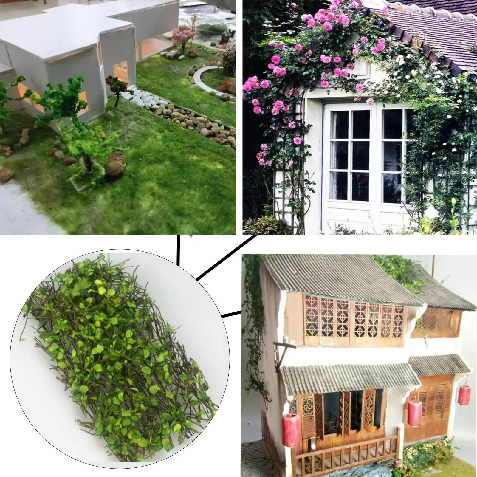 Plant Simulation Model Scene Dollhouse DIY Modification Decor Diorama Layout