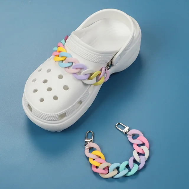 Summer New Cross Croc Charms Detachable Shoe Buckle Pearl