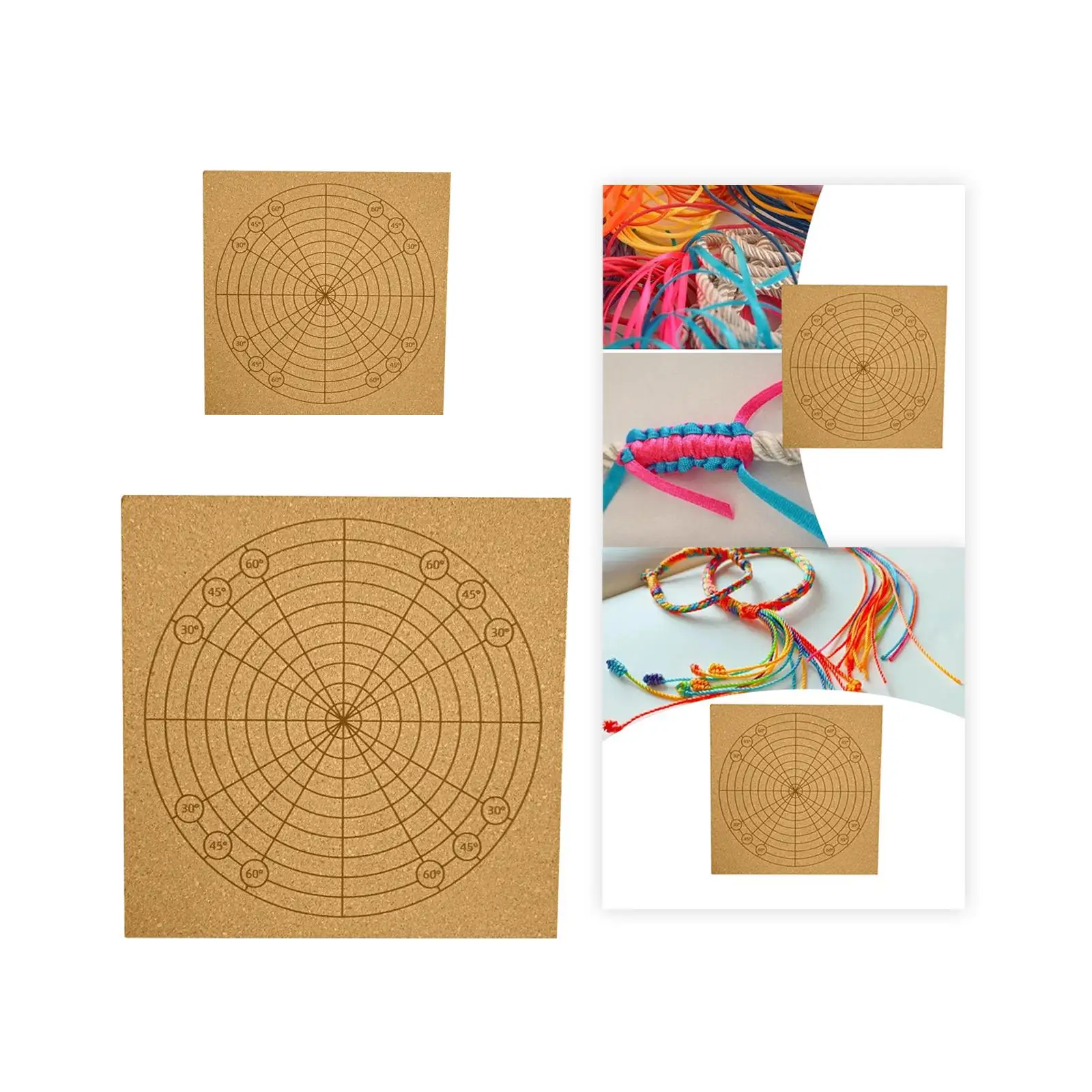 Macrame Board Accessories DIY Art Crafts Beadsmith Macrame Board for Crochet Measuring Bracelet Project Braiding Knotting String