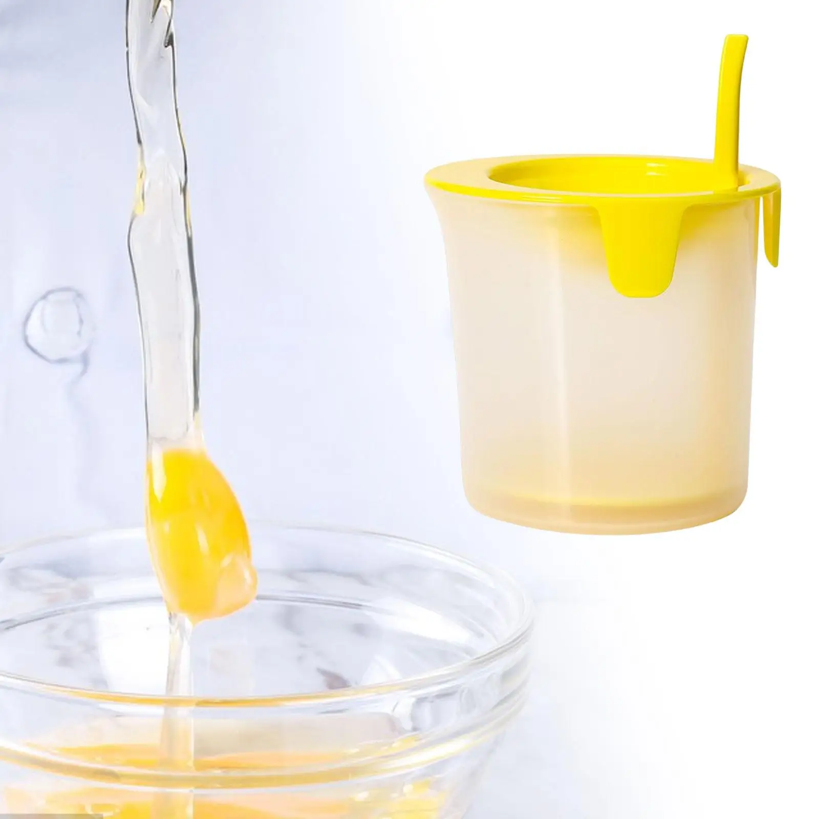 Egg Yolk Separator Baking Assistant Manual Hand Durable Practical Multi Use Egg Yolk Egg White Separator for Bakery Utensils