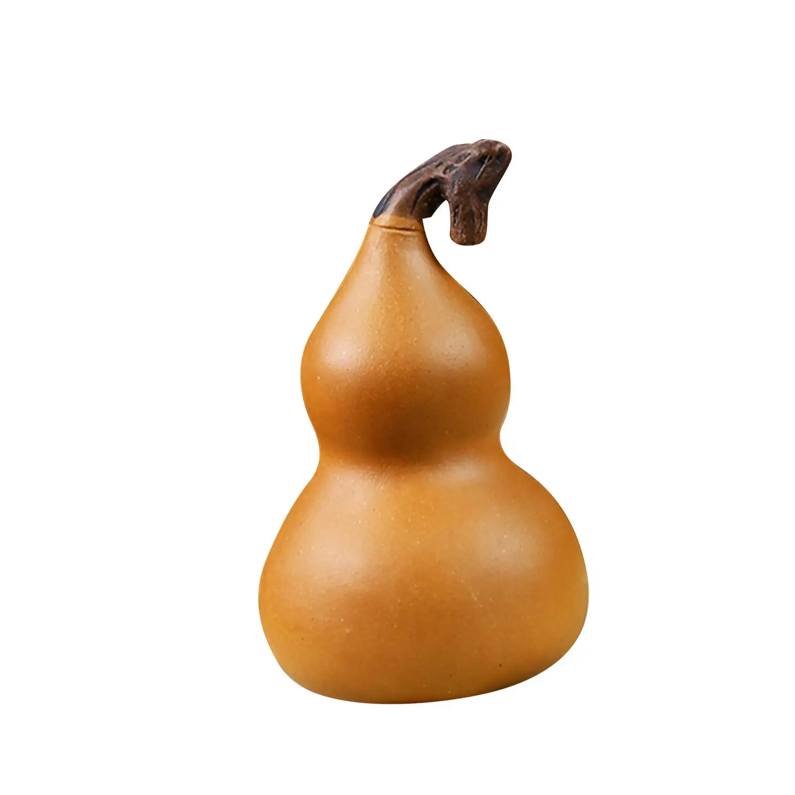 Gourd Statue Artwork Figurine Crafts Tea Pet Accessories Tea Table Figurine for Bookcase Bedroom Desktop Tearoom Office