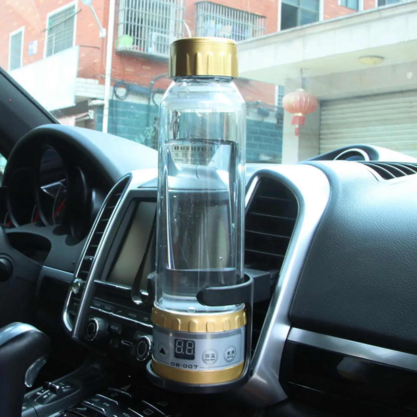 Car Kettle Boiler Warmer, Portable Prevent Lroning Hot Water Kettle Mug, Fits for Milk Coffee