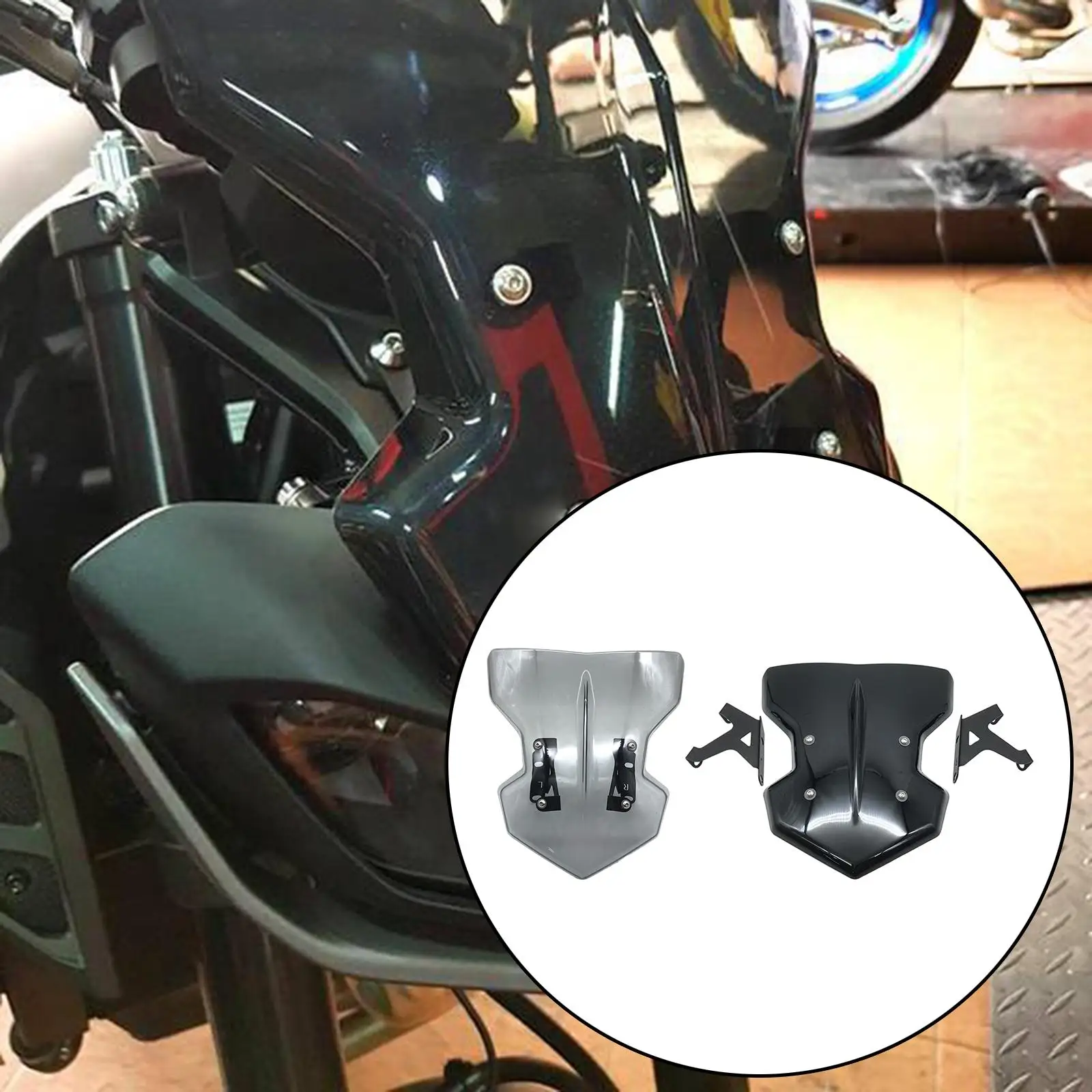 Windshield Accessories Air Flow Motorbike Sport Fit for  FZ09 