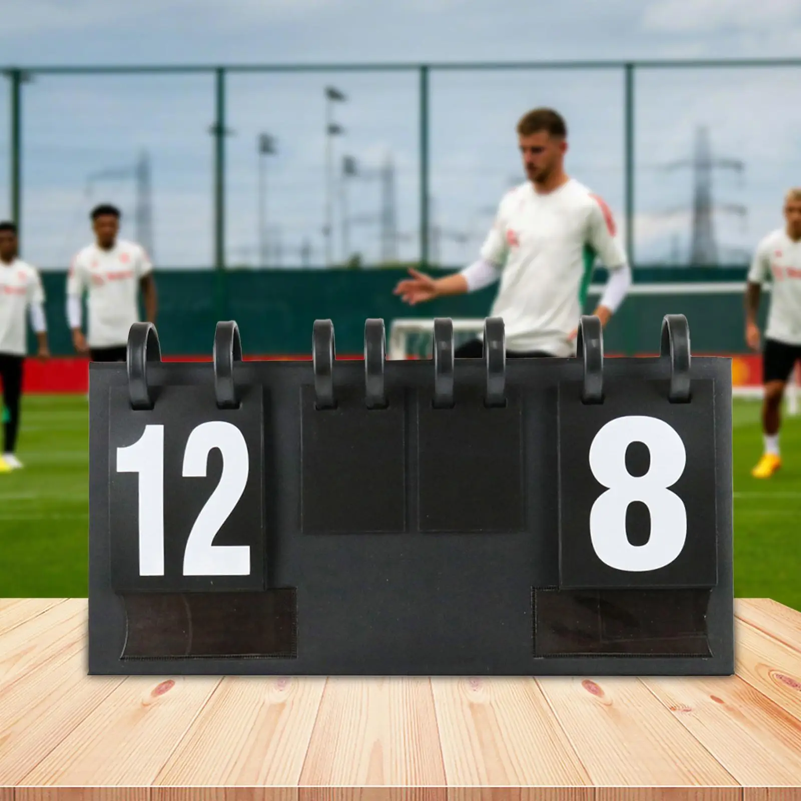 Tabletop Scoreboard Score Keeper Manual Compact Score Card Flipper Flip Score Board for Table Tennis P.E/classroom Activities