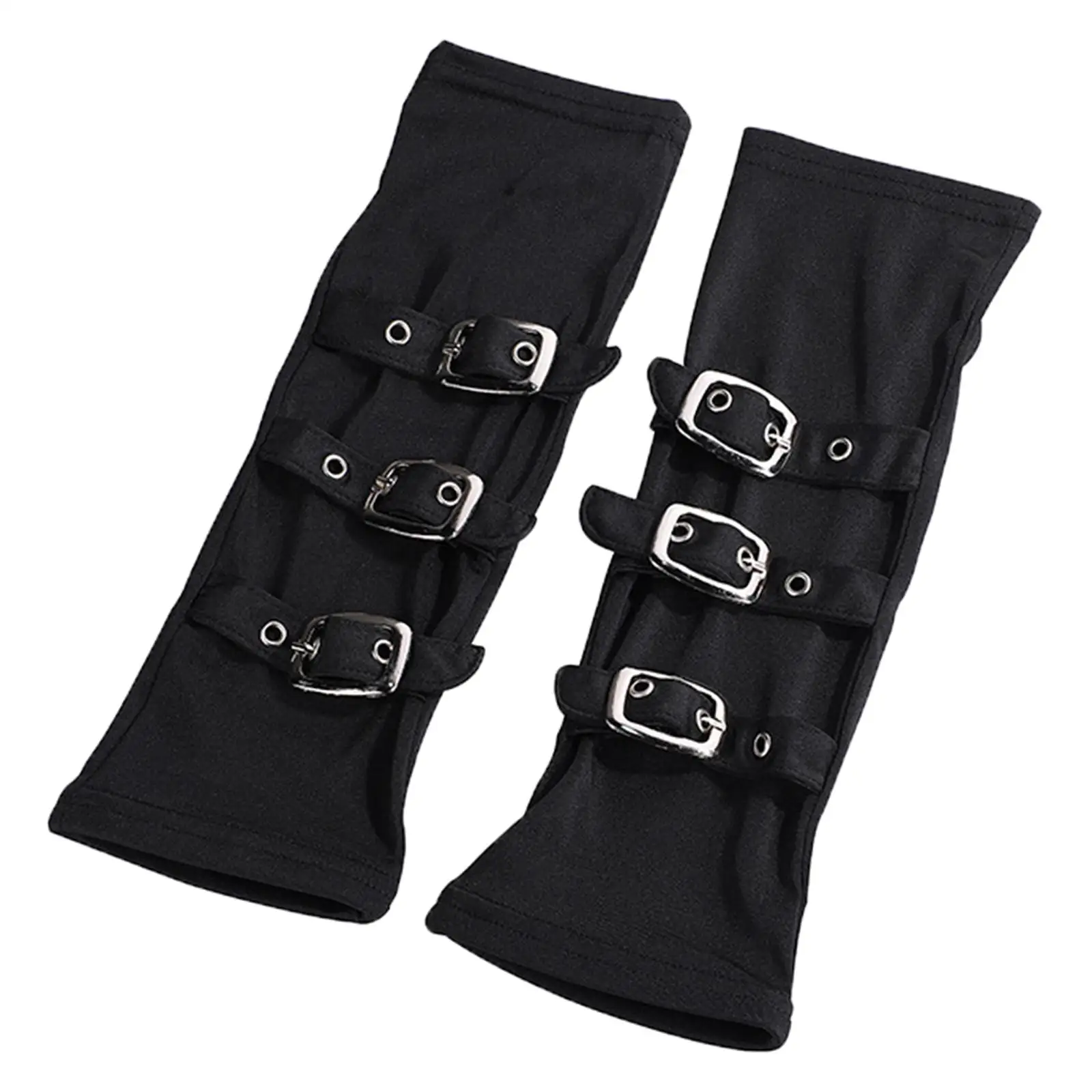 Gothic Style Long Fingerless Gloves, Arm Warmers for Costumes,