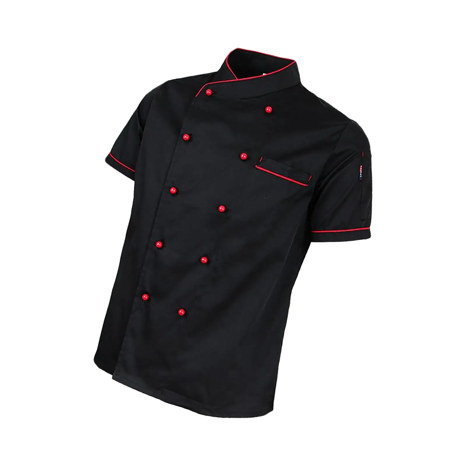 Chef Coat Short Sleeve Chef Jacket Restaurant Uniform