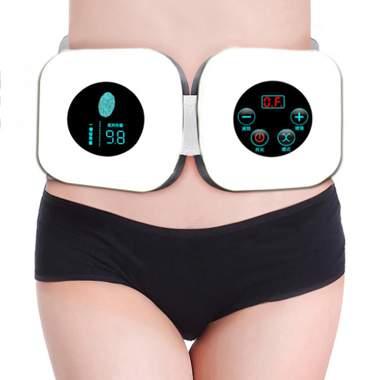 Slimming Belt USB Fast Fat Burning Vibration Massage Portable Promote Digestion Abdominal Massager for Fitness Home Office Men